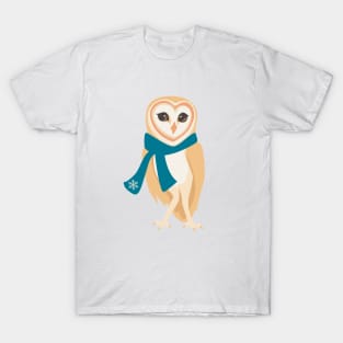 Winter Barn Owl T-Shirt